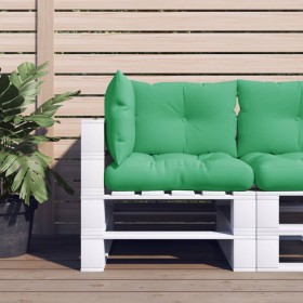 Kissen für Paletten 3 Einheiten grüner Stoff von vidaXL, Kissen für Stühle und Sofas - Ref: Foro24-314620, Preis: 37,99 €, Ra...