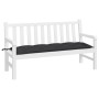 Gartenbankauflage Oxford-Stoff schwarz 150x50x7 cm von vidaXL, Kissen für Stühle und Sofas - Ref: Foro24-314963, Preis: 36,86...