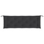 Garden bench cushion Oxford fabric black 150x50x7 cm by vidaXL, Cushions for chairs and sofas - Ref: Foro24-314963, Price: 36...