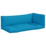 Kissen für Palettensofa 3 Einheiten aus blauem Stoff von vidaXL, Kissen für Stühle und Sofas - Ref: Foro24-314662, Preis: 48,...