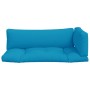 Kissen für Palettensofa 3 Einheiten aus blauem Stoff von vidaXL, Kissen für Stühle und Sofas - Ref: Foro24-314662, Preis: 48,...