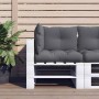 Cushions for pallets 3 units anthracite gray fabric by vidaXL, Cushions for chairs and sofas - Ref: Foro24-47466, Price: 46,0...