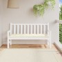 Cojín de banco de jardín tela Oxford blanco crema 150x50x7 cm de vidaXL, Cojines para sillas y sofás - Ref: Foro24-314958, Pr...