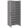 Gray fabric shoe cabinet 60x30x166 cm by vidaXL, Shoe racks and shoe organizers - Ref: Foro24-337259, Price: 49,36 €, Discoun...