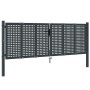 Anthracite gray steel garden gate 300x150 cm by vidaXL, garden gates - Ref: Foro24-154566, Price: 434,99 €, Discount: %