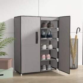 Gray fabric shoe cabinet 60x28x90 cm by vidaXL, Shoe racks and shoe organizers - Ref: Foro24-337262, Price: 33,11 €, Discount: %