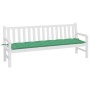 Gartenbankauflage Oxford-Stoff grün 200x50x7 cm von vidaXL, Kissen für Stühle und Sofas - Ref: Foro24-314985, Preis: 43,32 €,...