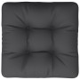 Black fabric pallet sofa cushion 60x61.5x10 cm by vidaXL, Cushions for chairs and sofas - Ref: Foro24-47464, Price: 23,99 €, ...