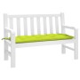 Garden bench cushion Oxford fabric light green 120x50x7 cm by vidaXL, Cushions for chairs and sofas - Ref: Foro24-314955, Pri...