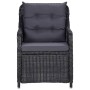 Garden chairs with cushions 2 units black synthetic rattan by vidaXL, Garden chairs - Ref: Foro24-46548, Price: 306,00 €, Dis...