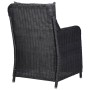 Garden chairs with cushions 2 units black synthetic rattan by vidaXL, Garden chairs - Ref: Foro24-46548, Price: 306,00 €, Dis...