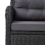 Garden chairs with cushions 2 units black synthetic rattan by vidaXL, Garden chairs - Ref: Foro24-46548, Price: 306,00 €, Dis...