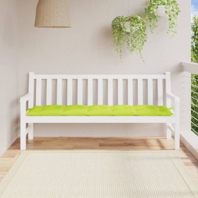 Garden bench cushion Oxford fabric light green 180x50x7 cm by vidaXL, Cushions for chairs and sofas - Ref: Foro24-314979, Pri...