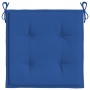 Cojines de silla de jardín 2 uds tela Oxford azul 40x40x3 cm de vidaXL, Cojines para sillas y sofás - Ref: Foro24-314023, Pre...