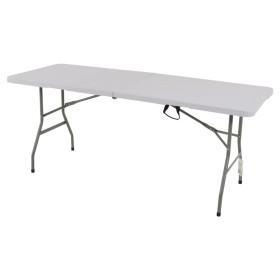 Lesli Living Folding party table white 180x70x74 cm by Lesli Living, camping furniture - Ref: Foro24-441278, Price: 91,68 €, ...