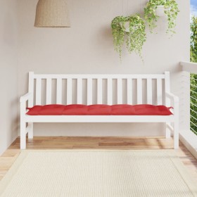 Gartenbankauflage Oxford-Stoff rot 180x50x7 cm von vidaXL, Kissen für Stühle und Sofas - Ref: Foro24-314974, Preis: 31,64 €, ...