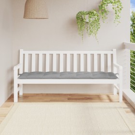 Gartenbankauflage Oxford-Stoff grau 180x50x7 cm von vidaXL, Kissen für Stühle und Sofas - Ref: Foro24-314969, Preis: 25,81 €,...