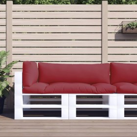 Cushions for pallets 3 units red fabric by vidaXL, Cushions for chairs and sofas - Ref: Foro24-44655, Price: 48,50 €, Discoun...