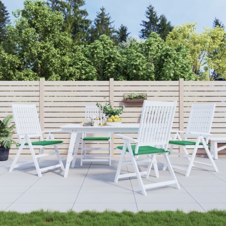 Gartenstuhlkissen, 4 Stück, grüner Oxford-Stoff, 50 x 50 x 3 cm von vidaXL, Kissen für Stühle und Sofas - Ref: Foro24-314048,...