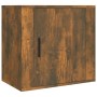 Wall-mounted bedside tables 2 pcs smoked oak color 50x30x47 cm