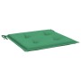 Cojines de silla de jardín 4 uds tela Oxford verde 50x50x3 cm de vidaXL, Cojines para sillas y sofás - Ref: Foro24-314048, Pr...