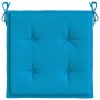 Cojines de silla de jardín 4 uds tela Oxford azul 50x50x3 cm de vidaXL, Cojines para sillas y sofás - Ref: Foro24-314046, Pre...