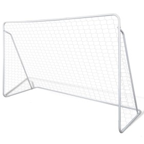 High quality steel soccer goal 240x90 x150 cm by vidaXL, soccer goals - Ref: Foro24-90572, Price: 55,96 €, Discount: %