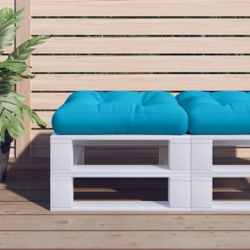 Paletten-Sofakissen aus blauem Stoff von vidaXL, Kissen für Stühle und Sofas - Ref: Foro24-314628, Preis: 16,99 €, Rabatt: %