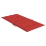 Cojín silla jardín respaldo bajo 6 uds tela Oxford rojo de vidaXL, Cojines para sillas y sofás - Ref: Foro24-314137, Precio: ...