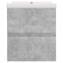 Mueble con lavabo aglomerado gris hormigón de vidaXL, Tocadores de baño - Ref: Foro24-3071535, Precio: 125,99 €, Descuento: %