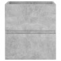 Mueble con lavabo aglomerado gris hormigón de vidaXL, Tocadores de baño - Ref: Foro24-3071535, Precio: 125,99 €, Descuento: %