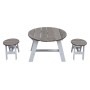 AXI Juego de mesa de pícnic para niños 3 pzas gris y blanco de AXI, Mesas de jardín - Ref: Foro24-441653, Precio: 107,10 €, D...