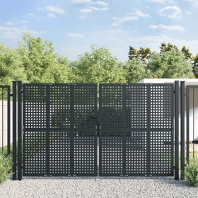 Garden gate in anthracite grey steel, 300x225 cm. by vidaXL, garden gates - Ref: Foro24-154569, Price: 844,99 €, Discount: %