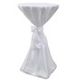 2 white tablecloths of 80 cm with bow by vidaXL, Covers - Ref: Foro24-241189, Price: 30,82 €, Discount: %