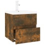 Bathroom furniture with smoked oak plywood sink by vidaXL, bathroom vanities - Ref: Foro24-3152858, Price: 110,68 €, Discount: %