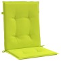 Cojín silla jardín respaldo bajo 6 uds tela Oxford verde claro de vidaXL, Cojines para sillas y sofás - Ref: Foro24-314148, P...