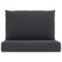 Pallet cushions 2 units black Oxford fabric by vidaXL, Cushions for chairs and sofas - Ref: Foro24-315059, Price: 46,39 €, Di...