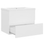 White engineered wood sink cabinet by vidaXL, bathroom vanities - Ref: Foro24-3071540, Price: 164,40 €, Discount: %