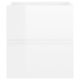 Glossy white engineered wood cabinet with sink by vidaXL, bathroom vanities - Ref: Foro24-3071537, Price: 126,52 €, Discount: %