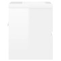 Glossy white engineered wood cabinet with sink by vidaXL, bathroom vanities - Ref: Foro24-3071537, Price: 126,52 €, Discount: %