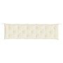 Garden bench cushion Oxford fabric cream white 180x50x7 cm by vidaXL, Cushions for chairs and sofas - Ref: Foro24-314970, Pri...