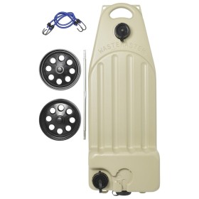 aquaroll Depósito de agua sucia Wastemaster beige 38 L de aquaroll, Mobiliario de camping - Ref: Foro24-424661, Precio: 125,9...