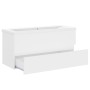 Mueble con lavabo madera de ingeniería blanco de vidaXL, Tocadores de baño - Ref: Foro24-3071567, Precio: 290,07 €, Descuento: %