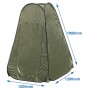 ProPlus Green Polyester Pop-Up Privacy Tent by ProPlus, tents - Ref: Foro24-424750, Price: 49,32 €, Discount: %