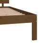 Estructura de cama madera maciza marrón miel 180x200 cm de vidaXL, Camas y somieres - Ref: Foro24-810513, Precio: 201,25 €, D...