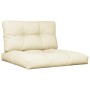 Cushions for pallet sofa 2 units cream fabric by vidaXL, Cushions for chairs and sofas - Ref: Foro24-314515, Price: 52,99 €, ...