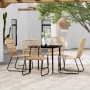 5-piece oak garden dining set by vidaXL, Garden sets - Ref: Foro24-3099174, Price: 535,64 €, Discount: %