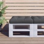 Cushion for pallets black fabric 50x50x12 cm by vidaXL, Cushions for chairs and sofas - Ref: Foro24-47487, Price: 25,39 €, Di...