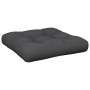 Cushion for pallets black fabric 50x50x12 cm by vidaXL, Cushions for chairs and sofas - Ref: Foro24-47487, Price: 25,99 €, Di...