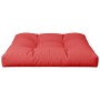 Cojín para sofá de palets de tela rojo 80x80x12 cm de vidaXL, Cojines para sillas y sofás - Ref: Foro24-314408, Precio: 36,38...